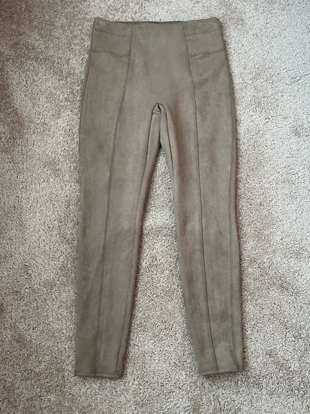 Spanx Faux Suede Leggings - Picture 2 of 9